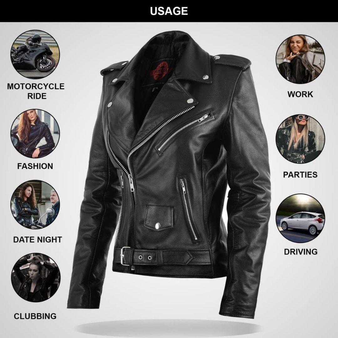 Leather Jacket - Women