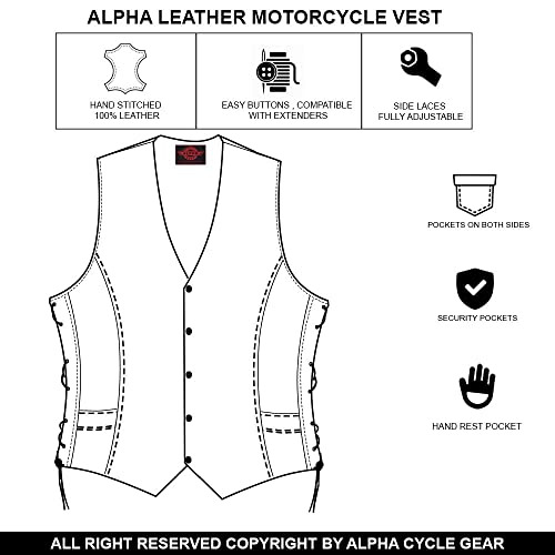 Leather Vest - Women