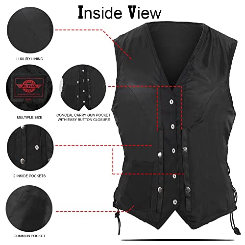 Leather Vest - Women