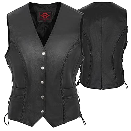 Leather Vest - Women