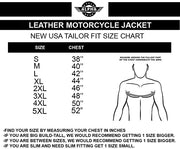 Rider Jacket - Leather Motorcycle Jacket for Men Riding Cafe Racer Biker Riding Jackets Ce Armor Black Men’s